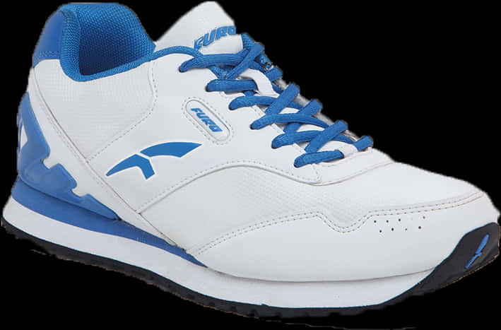 White Blue Sporty Sneaker