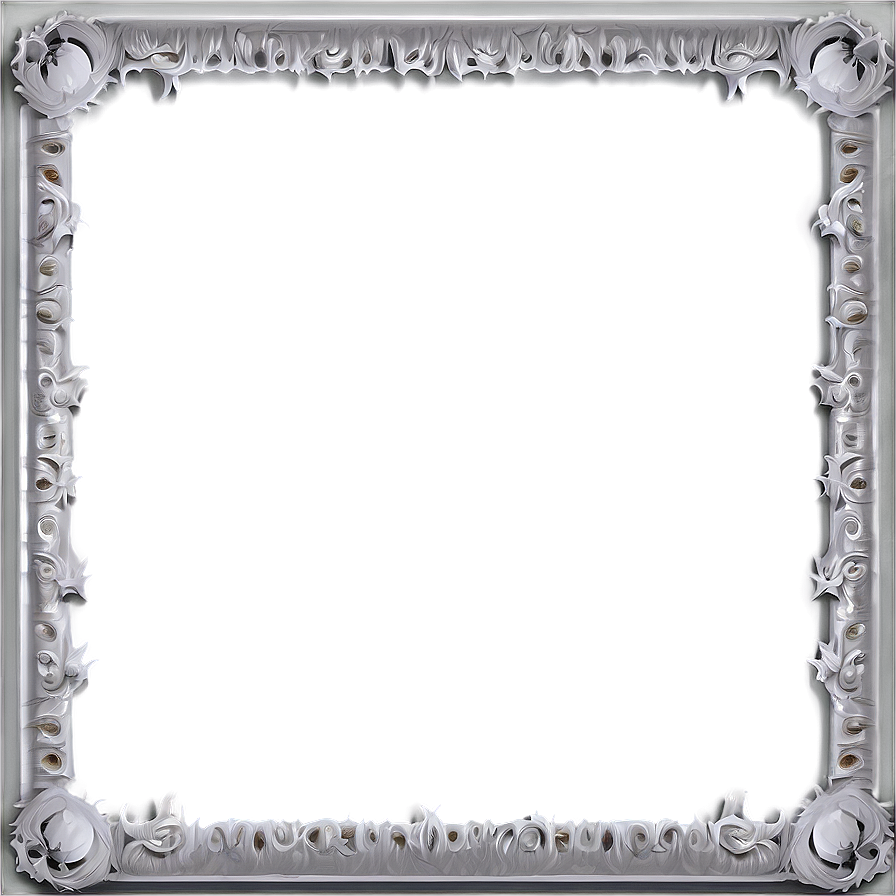 White Border For Posters Png Sto