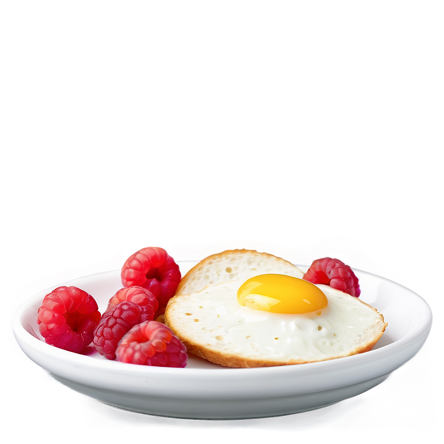 White Breakfast Plate Png Aug45