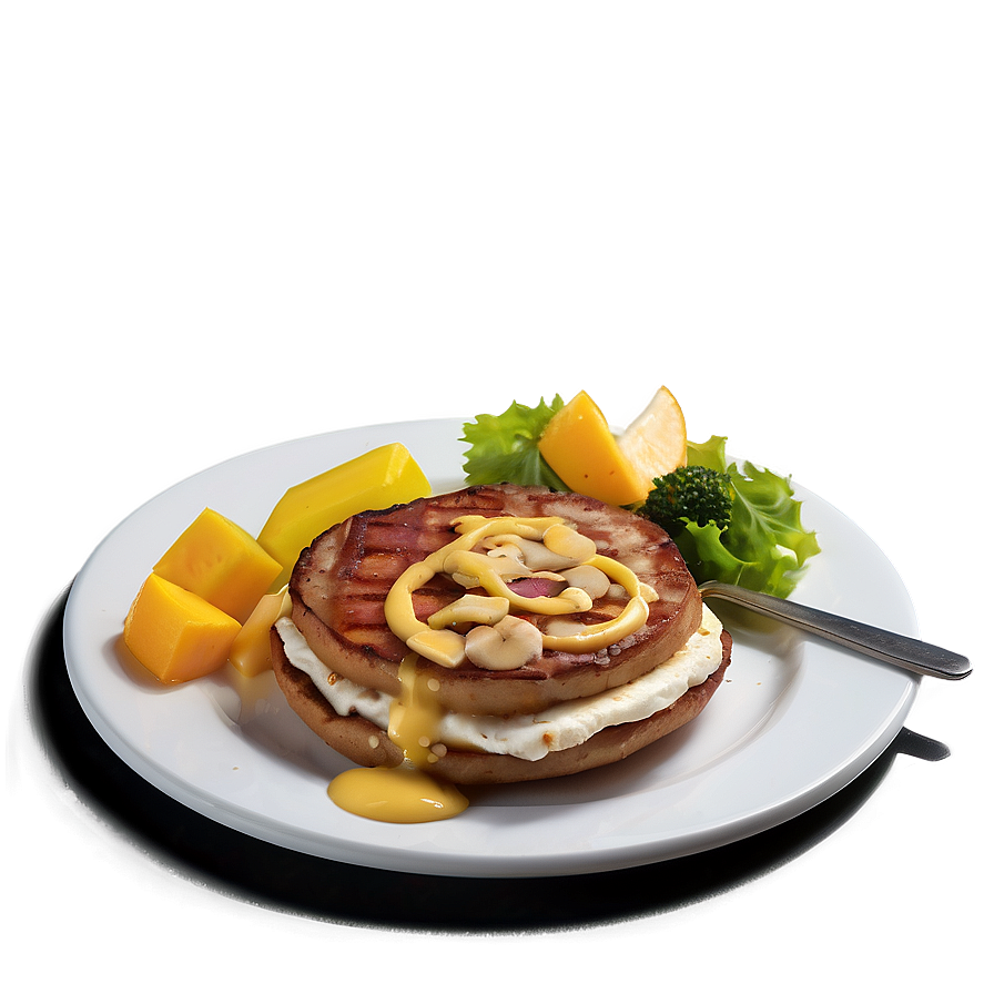 White Breakfast Plate Png Oko1