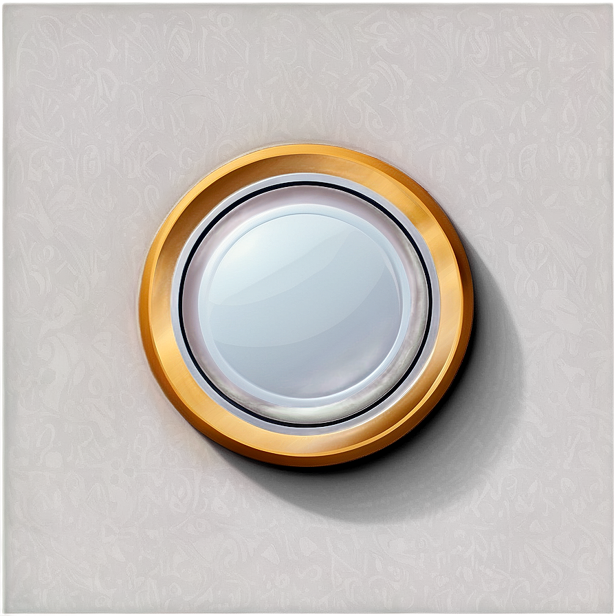 White Button For Designers Png Cdt26