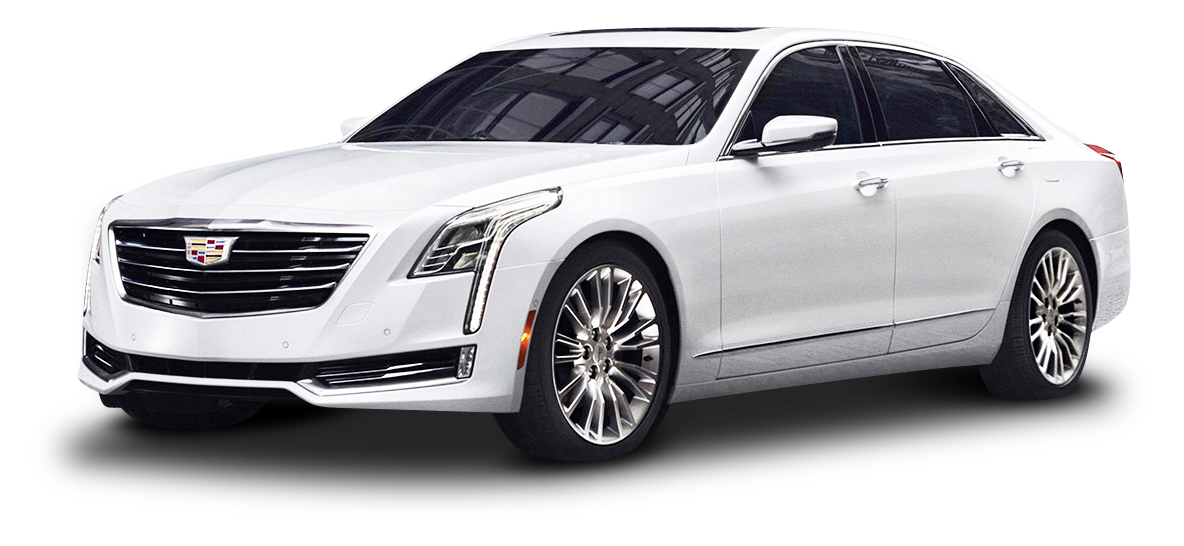 White Cadillac C T6 Luxury Sedan