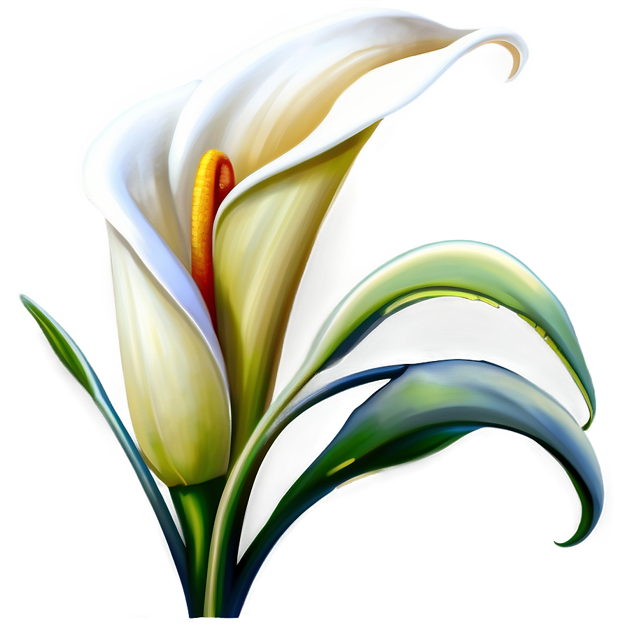 White Calla Lily Png 95