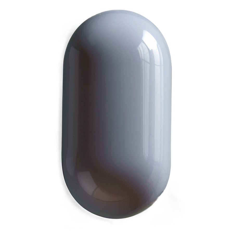 White Capsule 3d Model Png 25