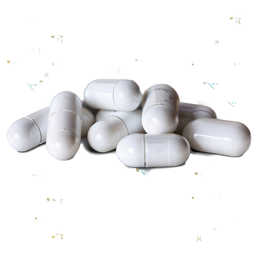 White Capsule Pile Png 86 Image