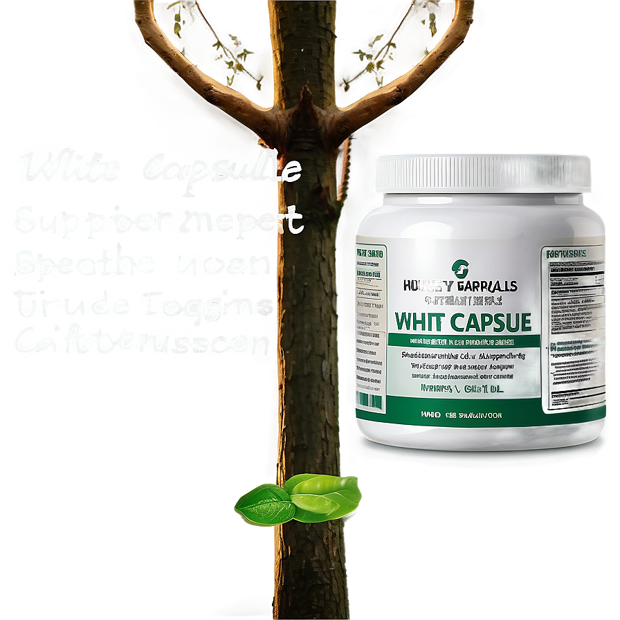 White Capsule Supplement Png Ted