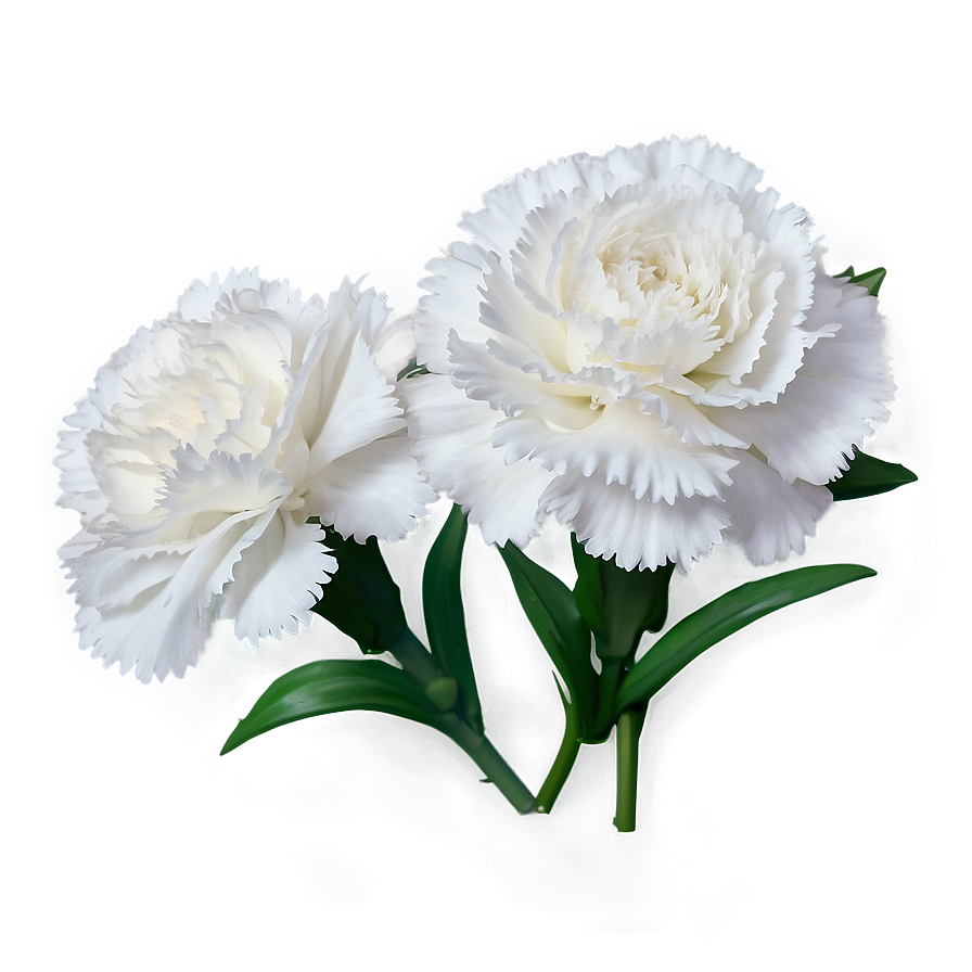 White Carnation Cluster Png Lqm