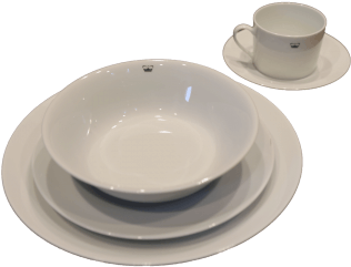 White Ceramic Dinnerware Set