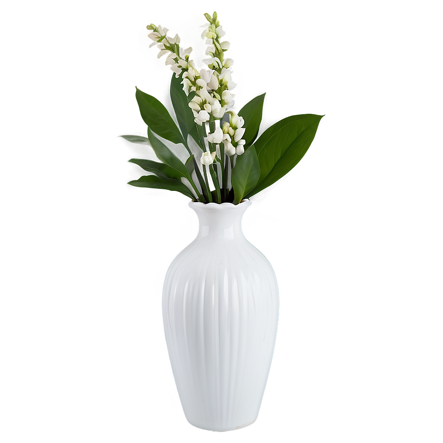 White Ceramic Vase Png 06112024