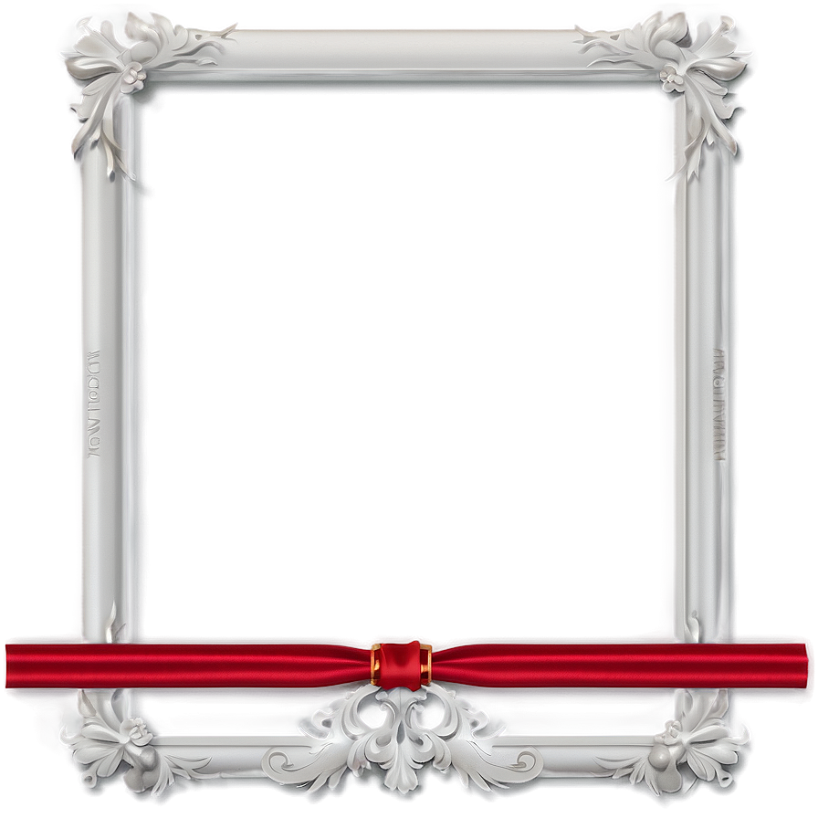 White Certificate Frame Png Btl96