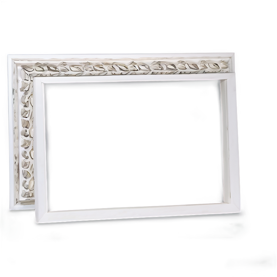 White Certificate Frame Png Cgv85