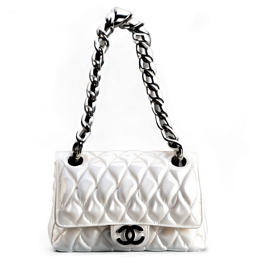 White Chanel Bag Png 31