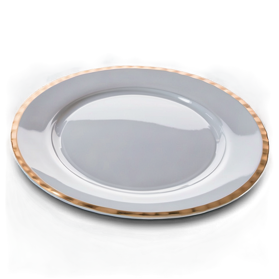 White Charger Plate Png Ing