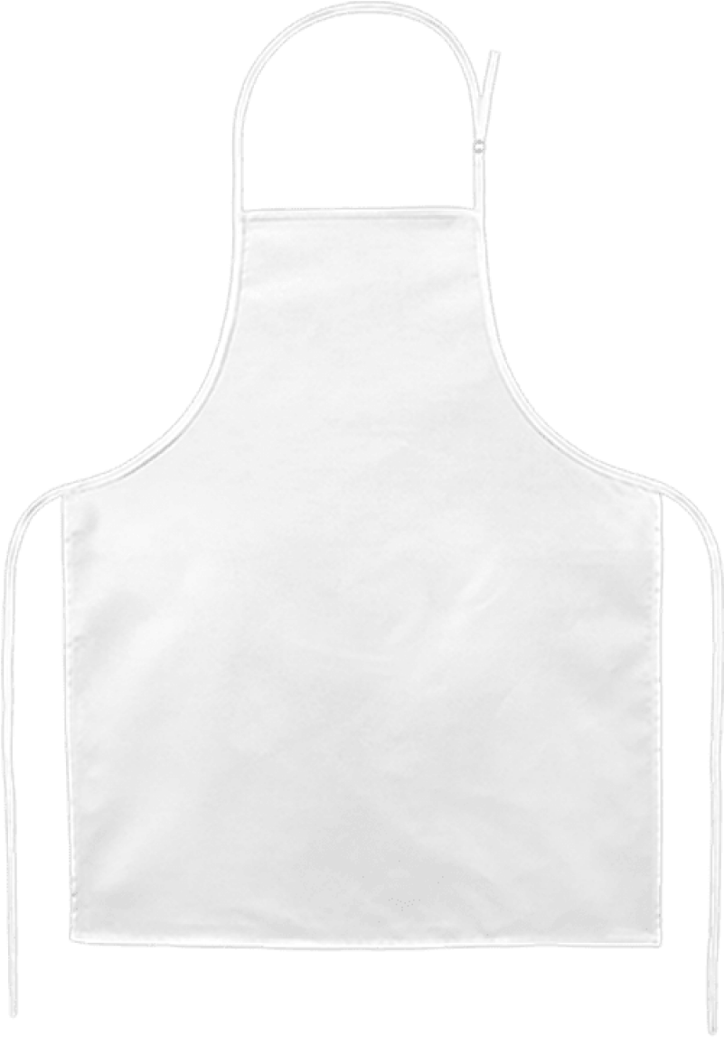 White Chef Apron Blank