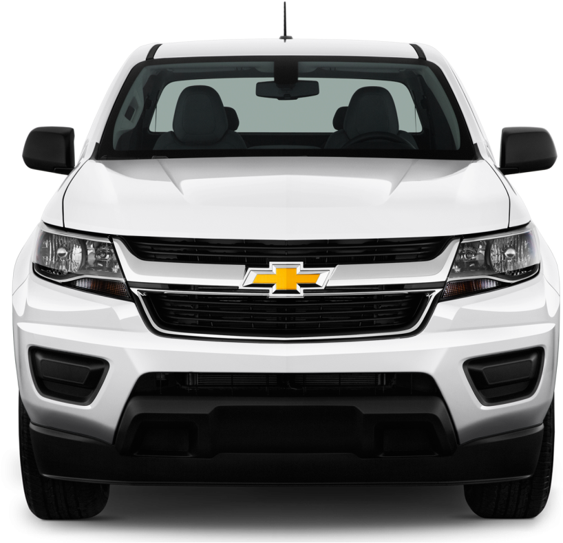 White Chevrolet S U V Front View