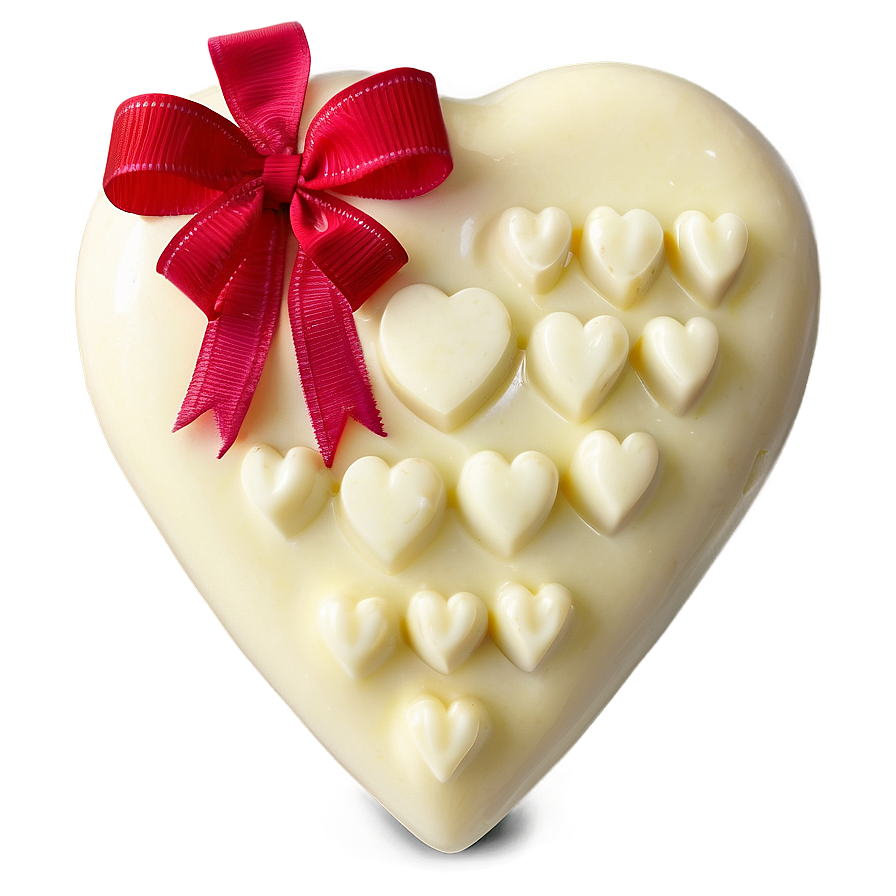 White Chocolate Heart Png Qjq20