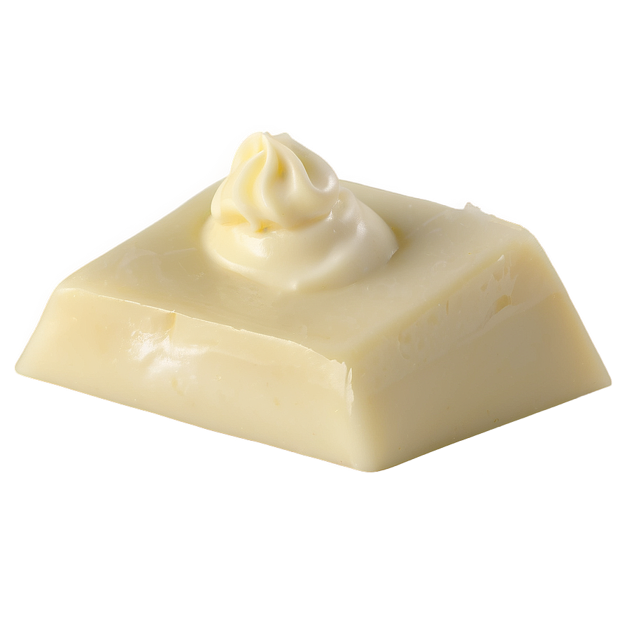 White Chocolate Piece Png 06272024