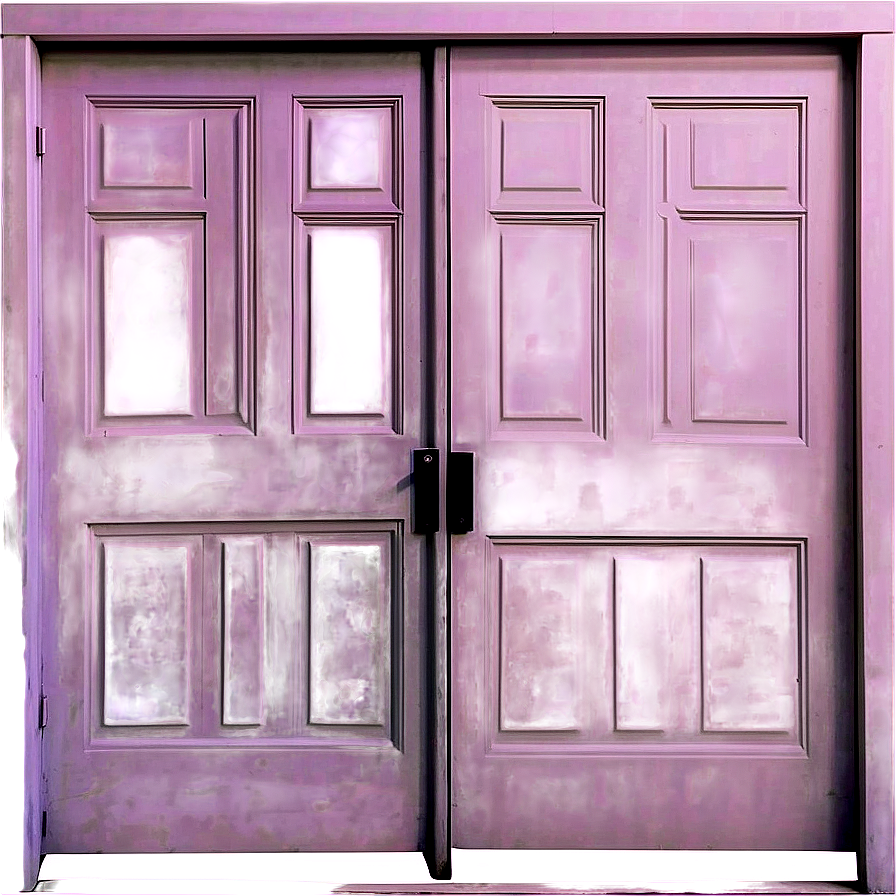 White Closed Door Graphic Png 06292024