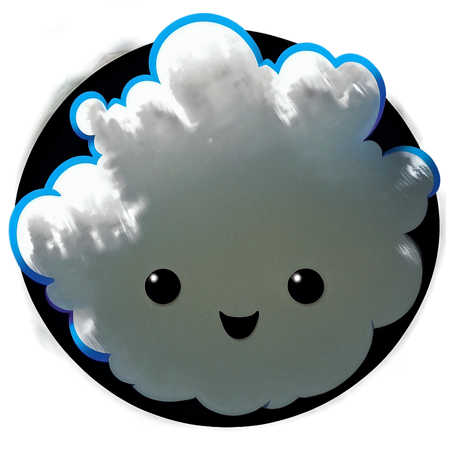 White Cloud Emoji Png 52