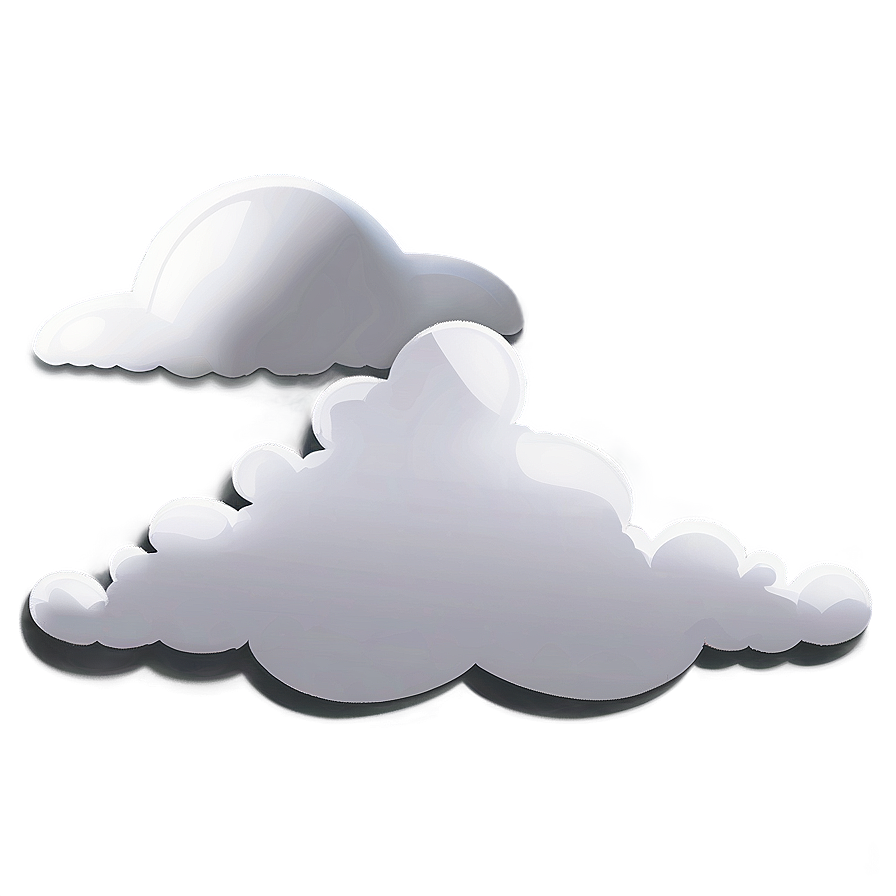 White Cloud Illustration Png Qby83