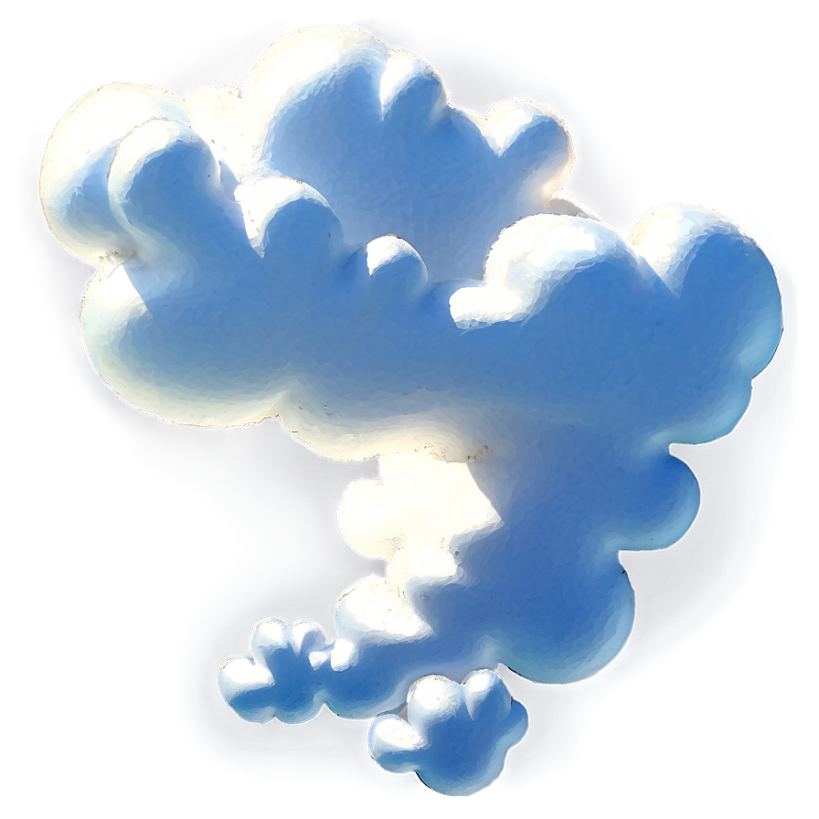 White Cloud Outline Png 06122024