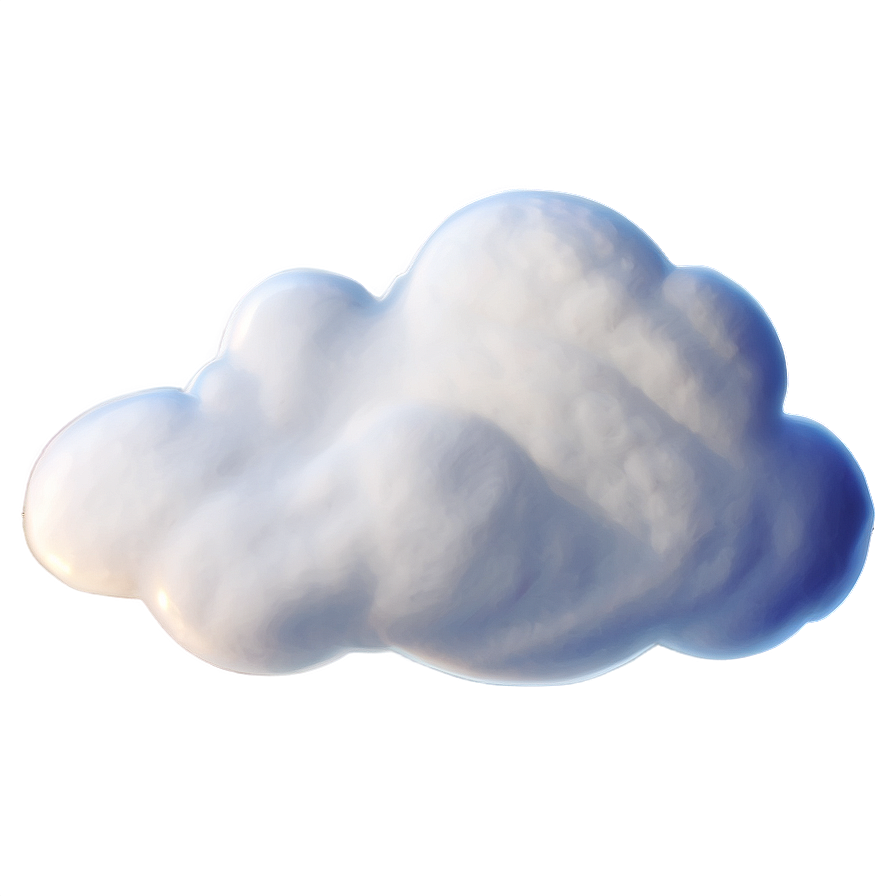 White Cloud With Sunlight Png 2