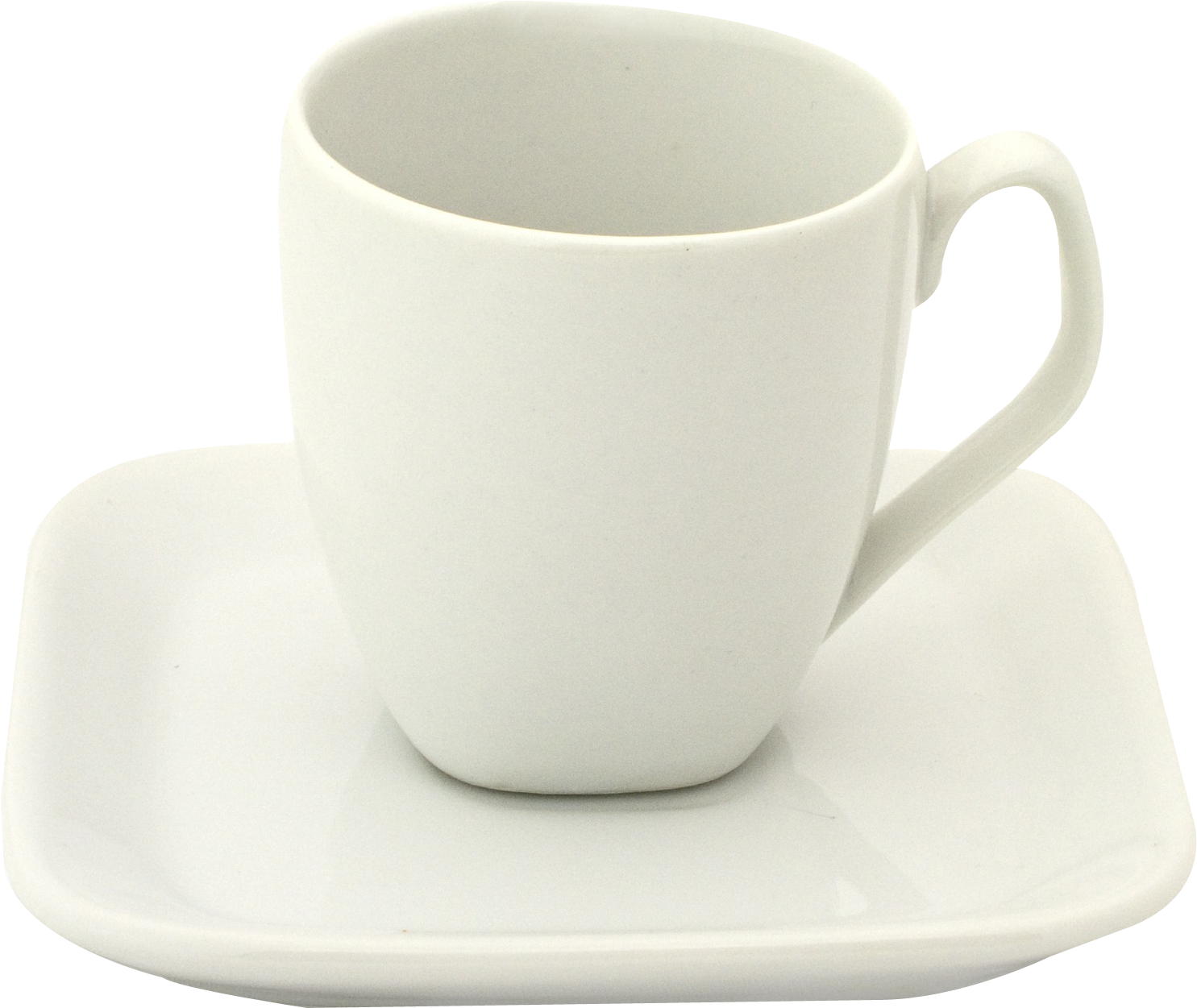 White Coffee Cupand Saucer