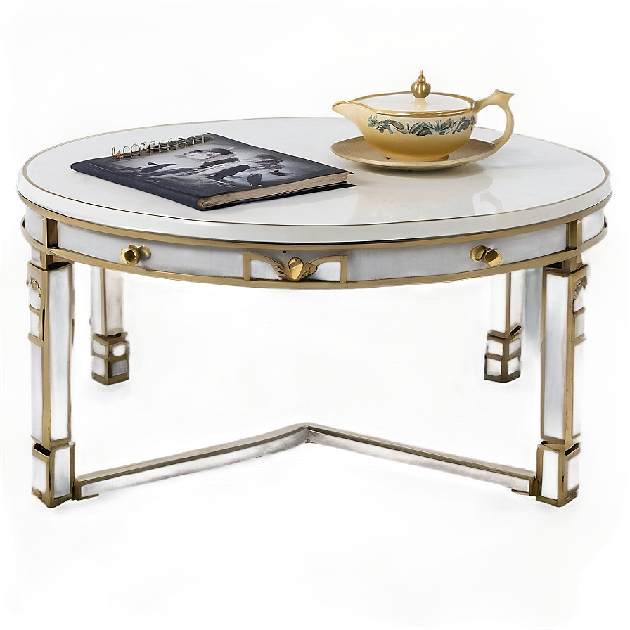 White Coffee Table Png 89