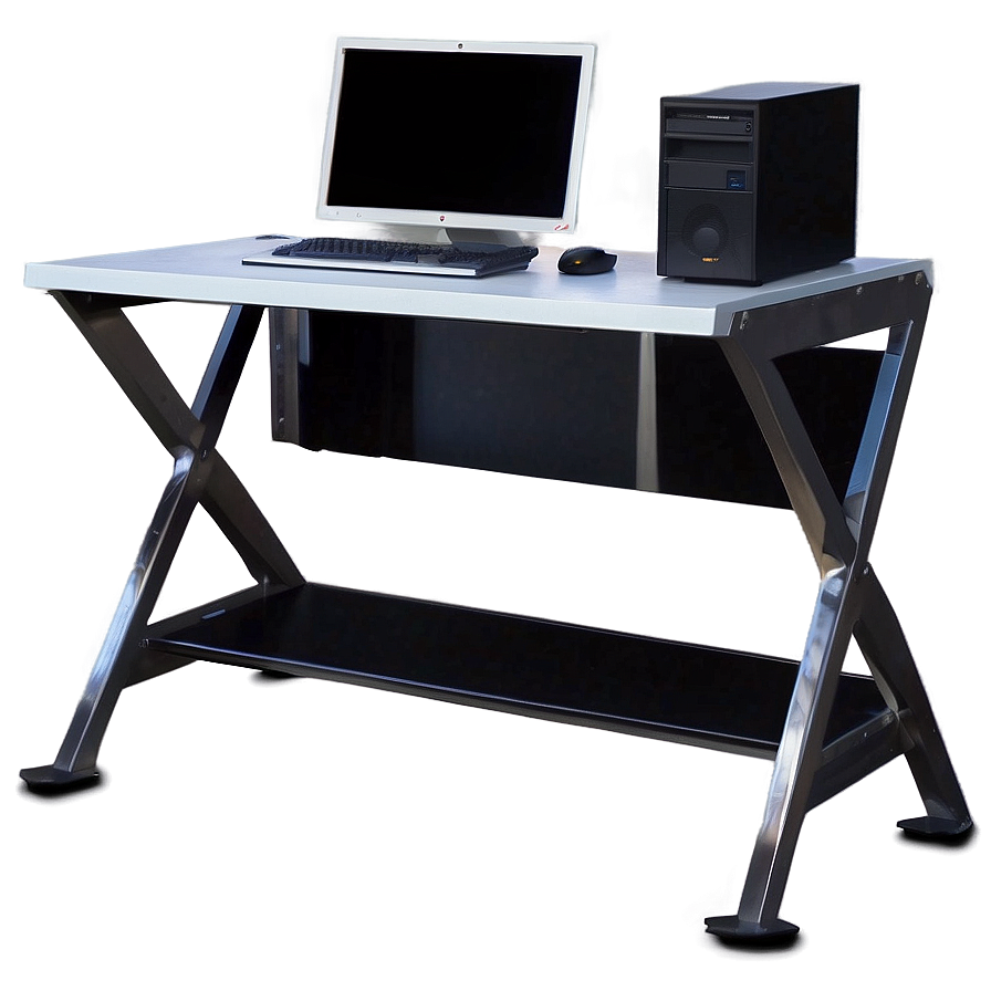 White Computer Desk Png Yah9