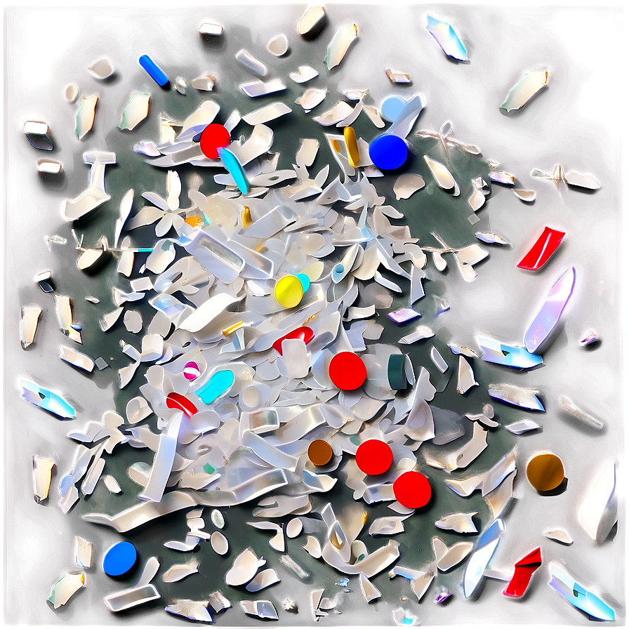 White Confetti Png 4