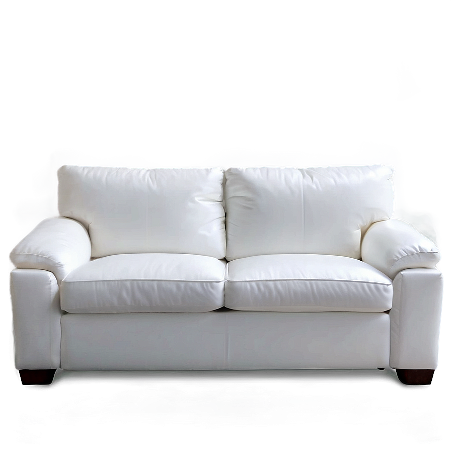 White Couch With Adjustable Headrest Png Lav7