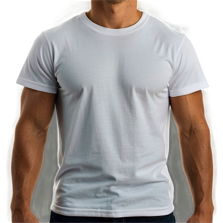 White Crew Neck T-shirt Png Wwq96