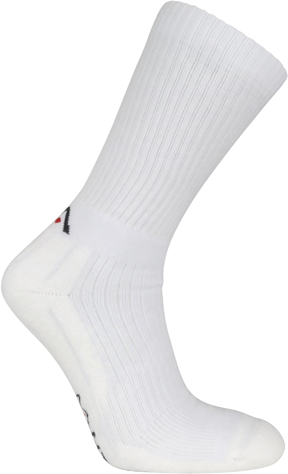 White Crew Sock Single