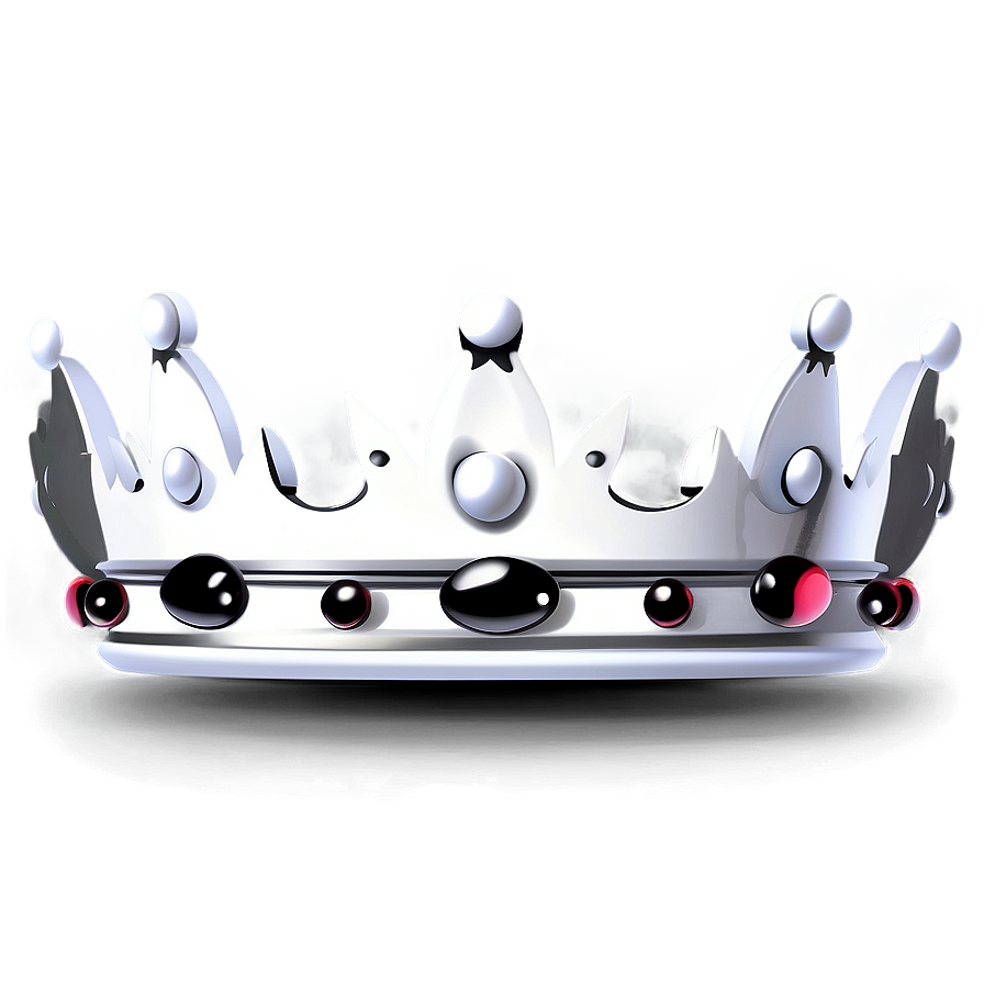 White Crown Cartoon Png Uce