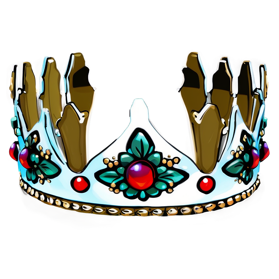 White Crown Festive Png Vxw