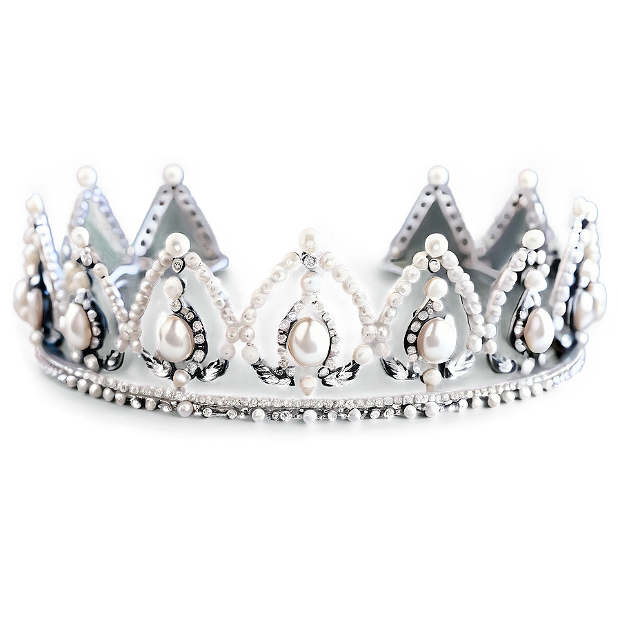 White Crown For Bridal Png 06252024