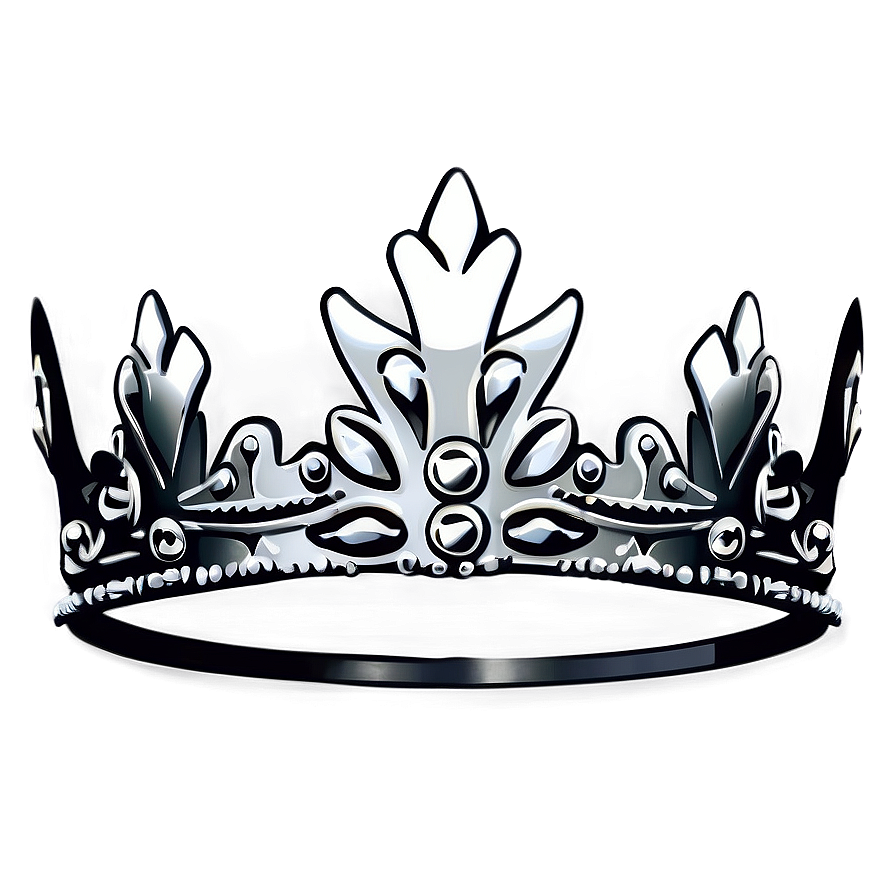 White Crown For Princess Png 06252024