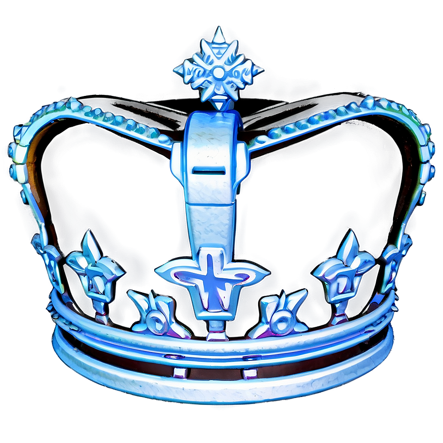 White Crown Outline Png 06252024