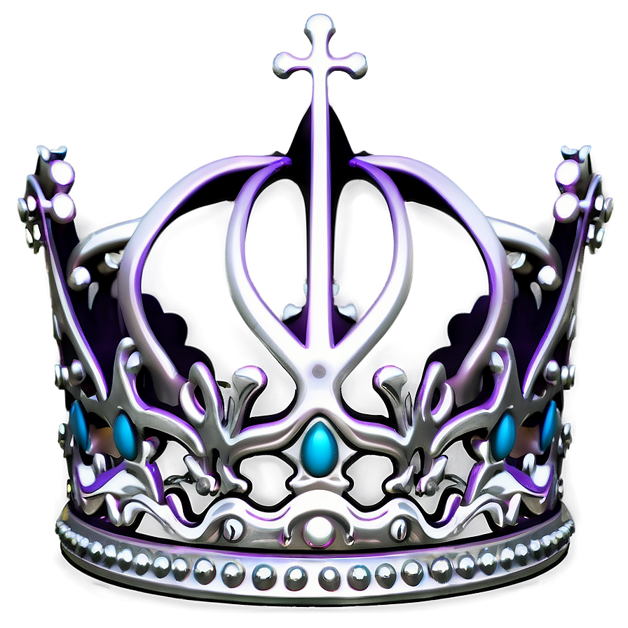 White Crown Outline Png Ukm82