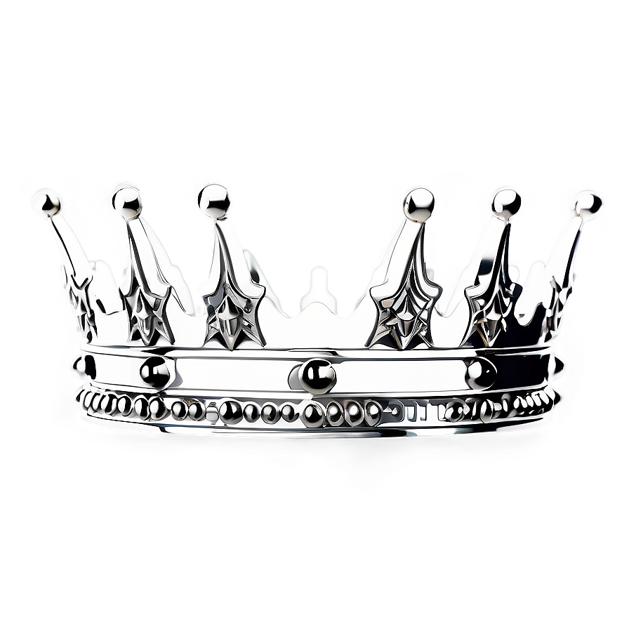 White Crown Sketch Png 19