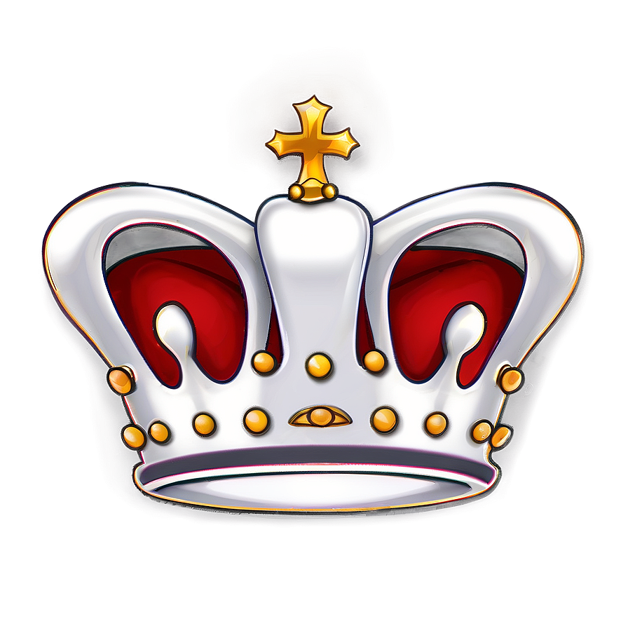 White Crown Sketch Png Acq22