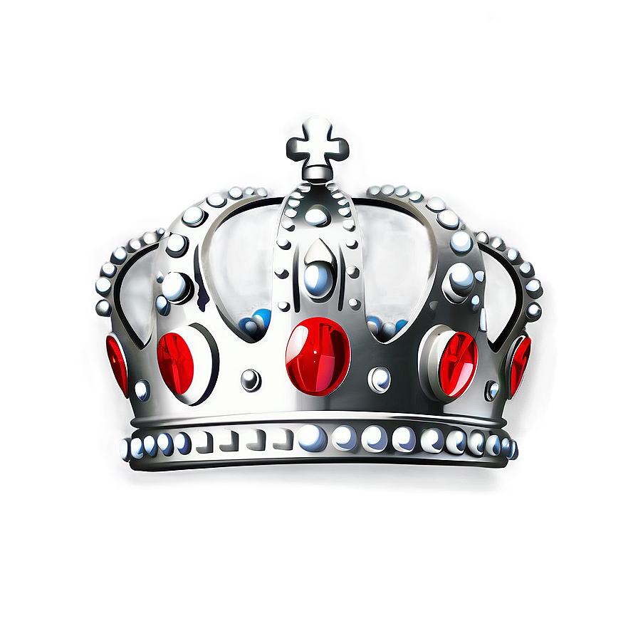 White Crown Transparent Background Png 06252024