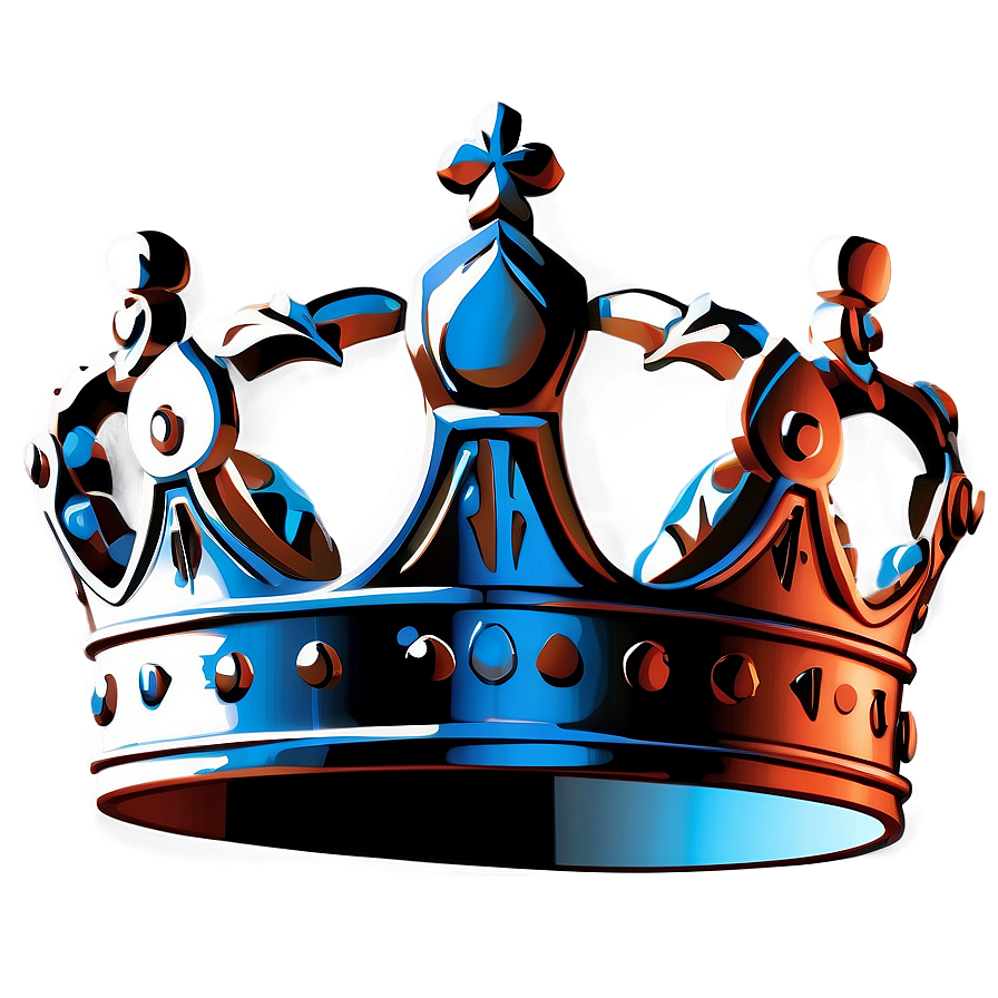 White Crown Vector Png 06252024