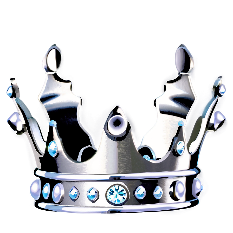 White Crown With Diamonds Png 06252024