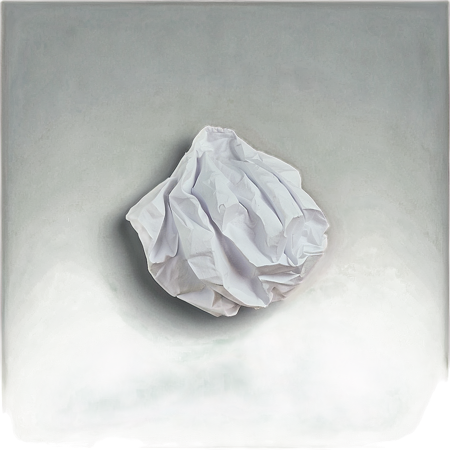 White Crumpled Paper Png 05242024