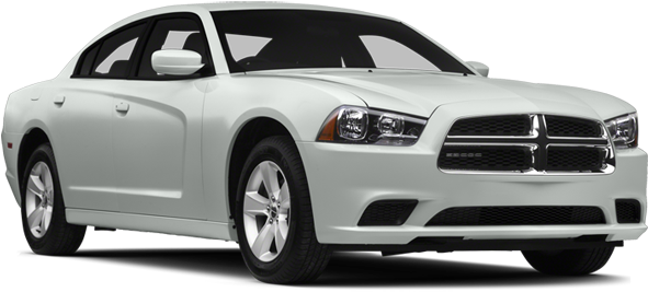 White Dodge Charger Sedan