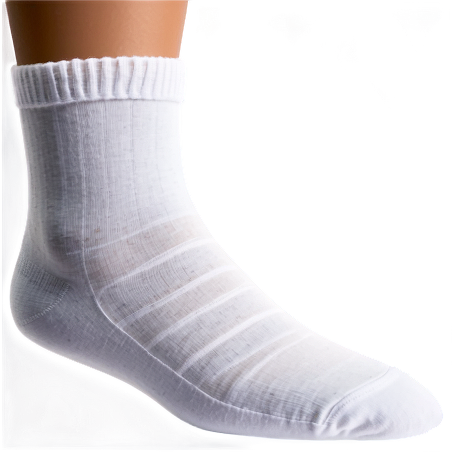 White Dress Socks Png 06272024