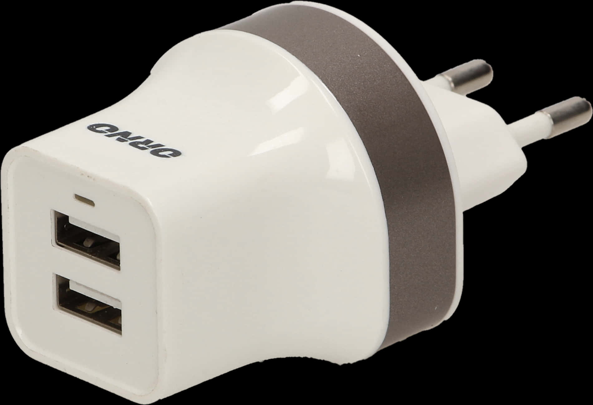 White Dual U S B Wall Charger