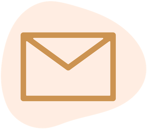 White Email Icon Graphic