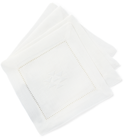 White Embossed Paper Napkin